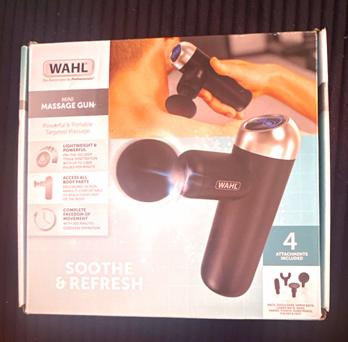Wahl mini massage gun - gun, cordless